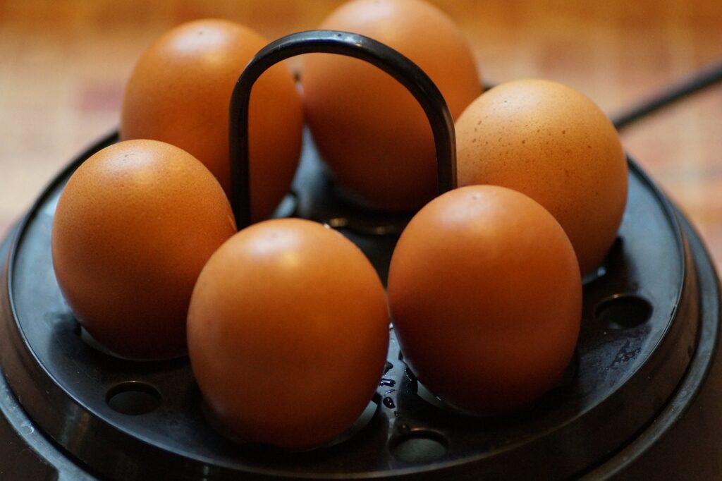 Baoblaze Huhn Form Eier Mikrowelle Dampfer Eierkocher 1 Eier