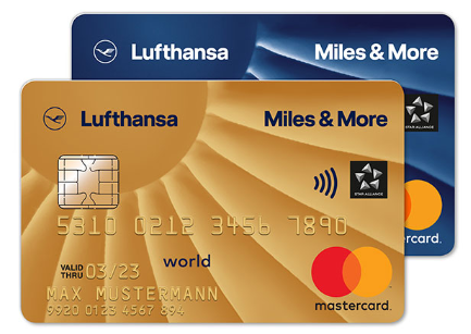 Lufthansa Miles and More Karten