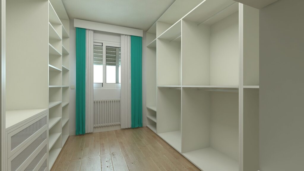 Begehbarer Kleiderschrank