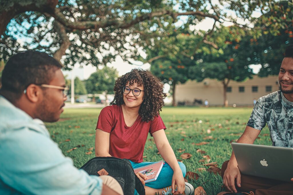 people, nature, students